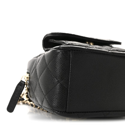 Chanel Caviar Quilted CC Mini Classic Backpack Black 9 of 11