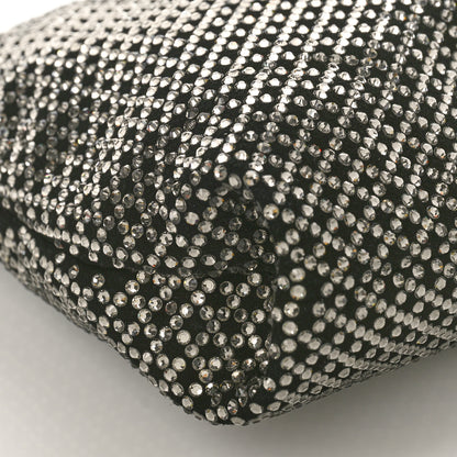 Jimmy Choo Suede Crystal Callie Tassel Shoulder Bag Silver 7 of 8