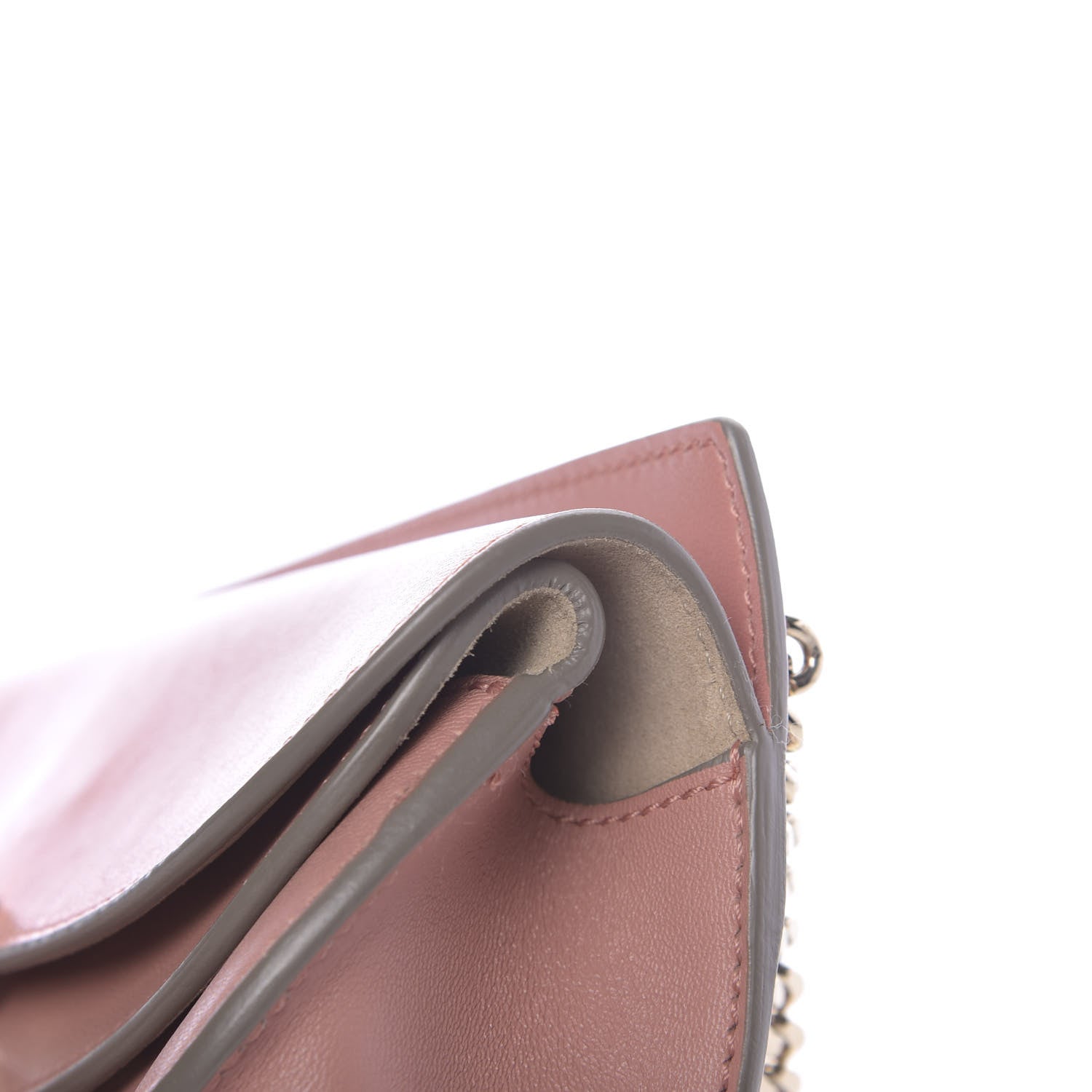 Chloe Lambskin Nano Georgia Crossbody Bag Nougat 11 of 12