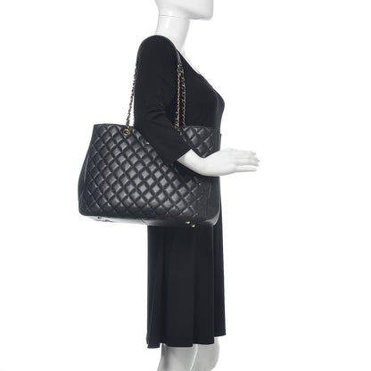 Chanel Caviar Quilted Large Shopping Tote Black 1 of 10