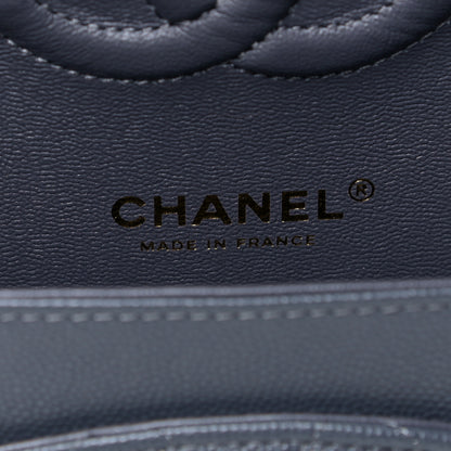 Chanel Caviar Quilted Medium Double Flap Dark Grey 5 of 5
