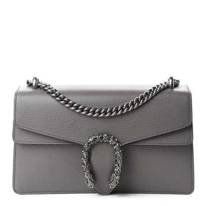 Gucci Pebbled Calfskin Small Dionysus Shoulder Bag Dusty Grey 1 of 10