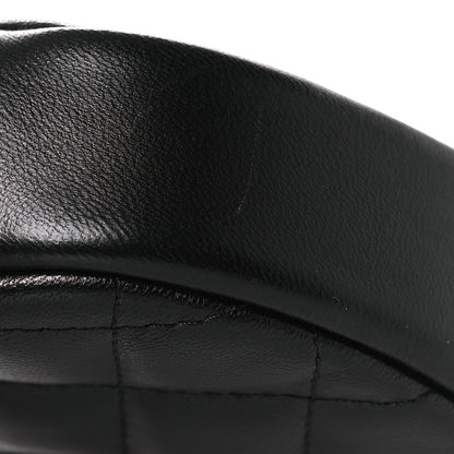 Chanel Lambskin Quilted Zip Around Classic Coin Purse Black 6 of 7