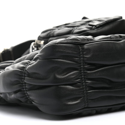 Prada Nappa Gaufre Re-Edition 2005 Shoulder Bag Black 10 of 12