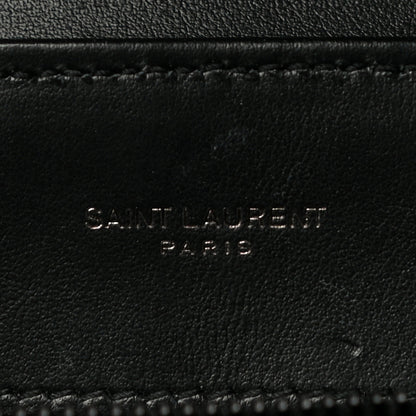 Saint Laurent Calfskin Y Quilted Monogram Medium Loulou Chain Satchel Black 6 of 11