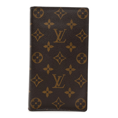 Louis Vuitton Monogram Porte Chequier Cartes Credit European Checkbook Wallet 1 of 8