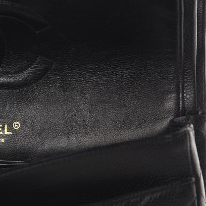 Chanel Caviar Quilted Medium Double Flap Black 12 of 12