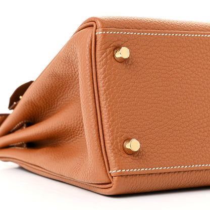 Hermes Togo Kelly Retourne 28 Gold 9 of 13