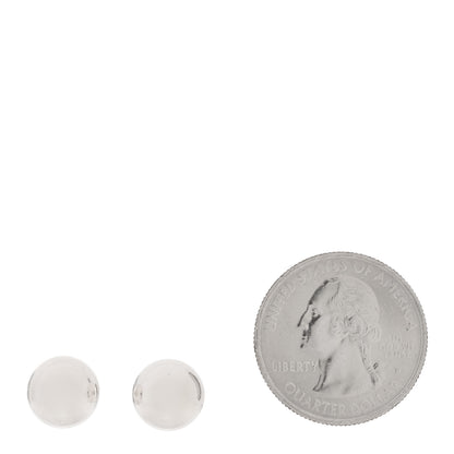Tiffany Sterling Silver 10mm HardWear Ball Earrings 2 of 4