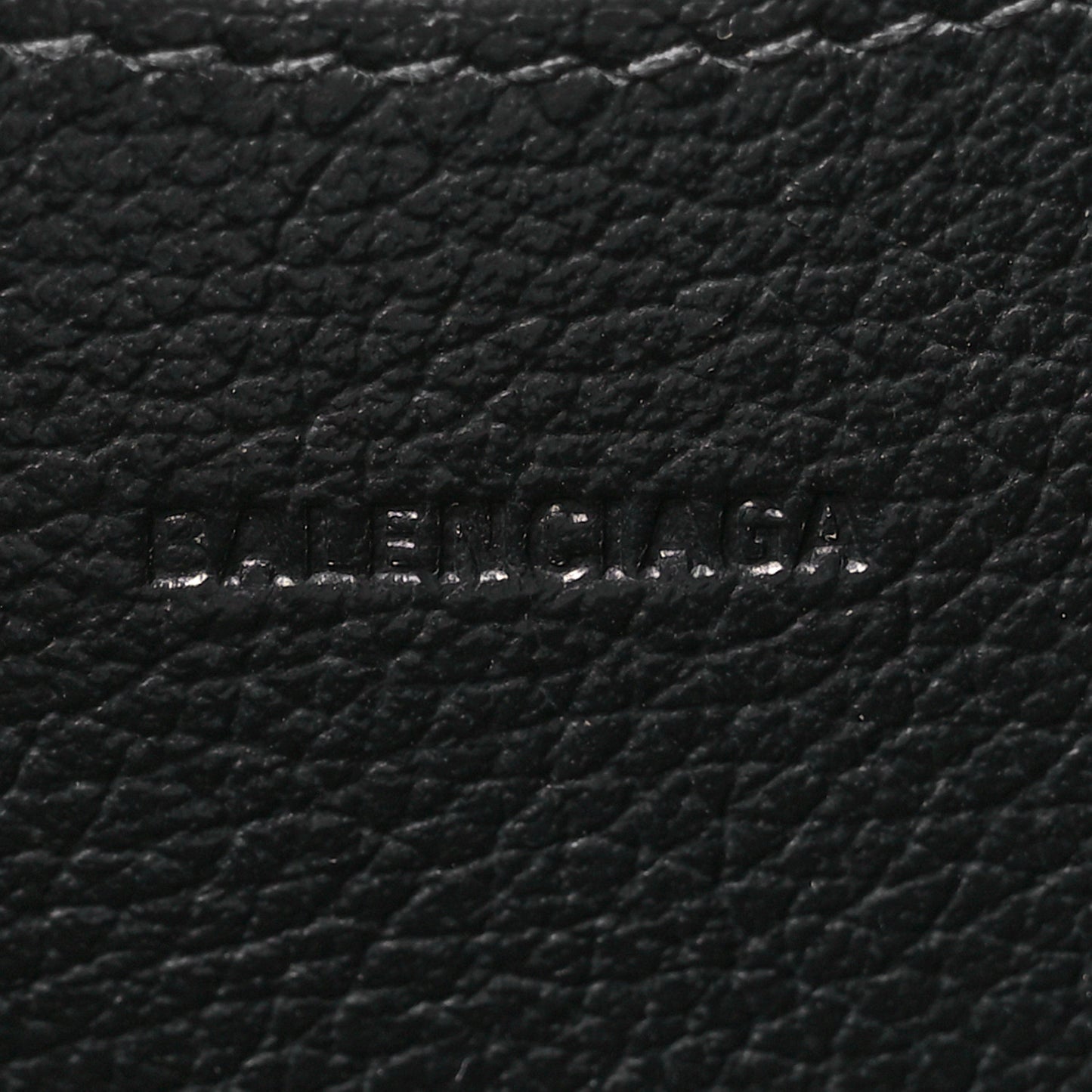 Grained Calfskin Neo Classic Gold Hardware Mini City Black