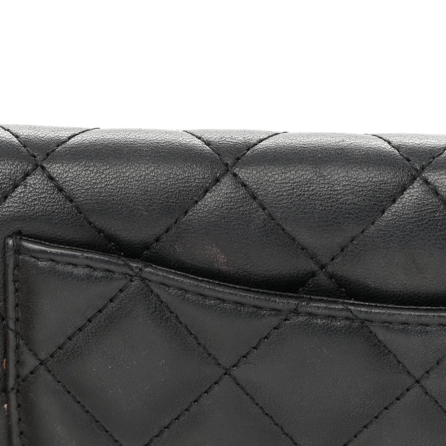 Chanel Lambskin Quilted Yen Wallet Black 16 of 18