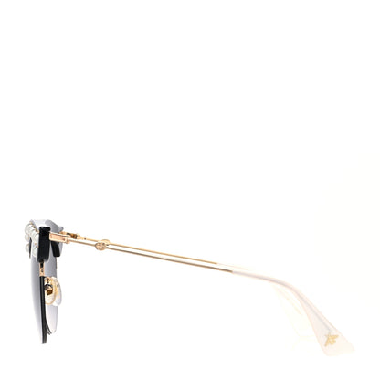 Gucci Pearl Cat Eye Sunglasses GG0212S Black 3 of 7