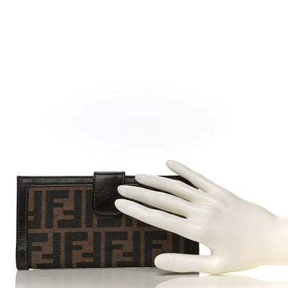 Fendi Zucca Continental Wallet Tobacco 2 of 14