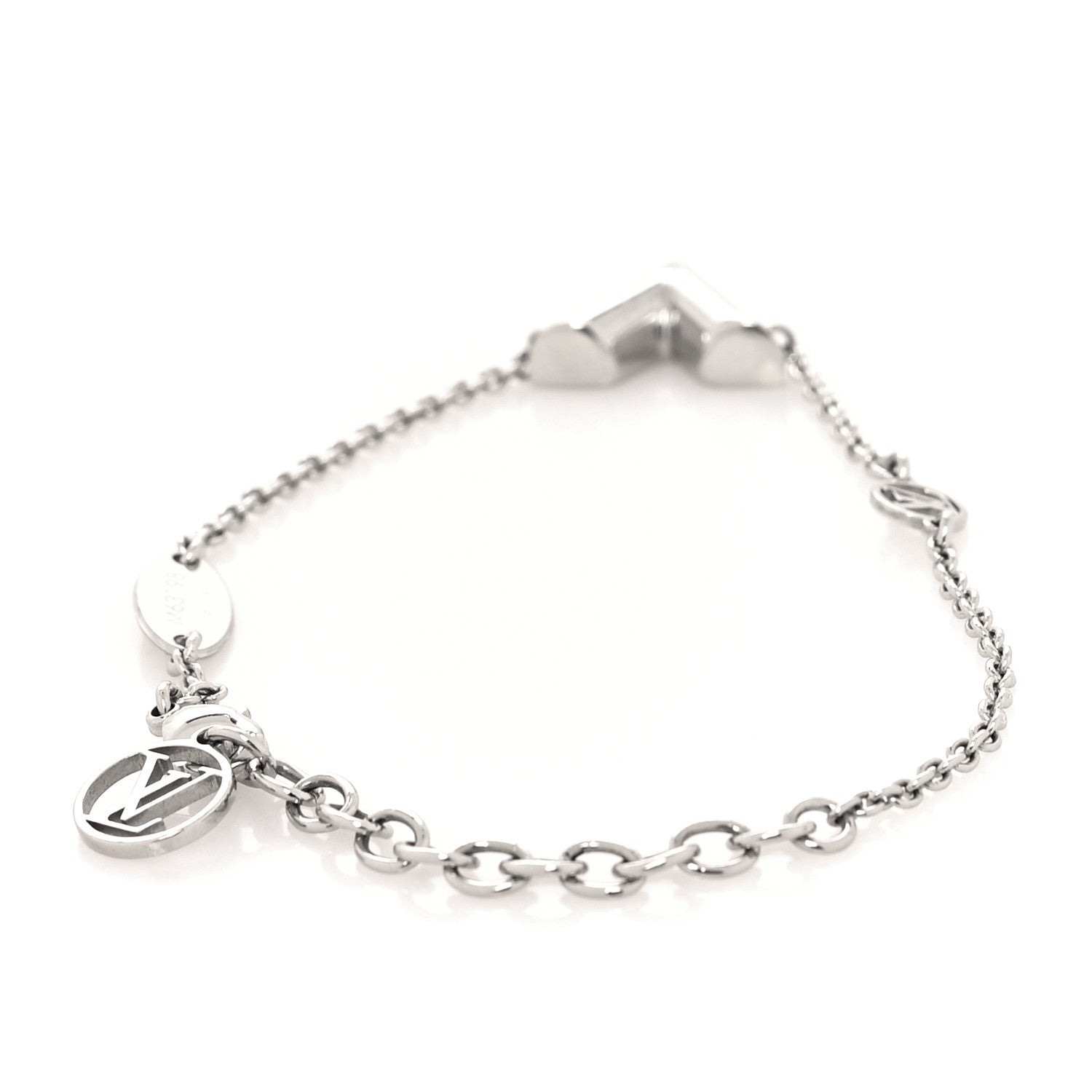 Louis Vuitton Essential V Supple Bracelet Silver 3 of 5