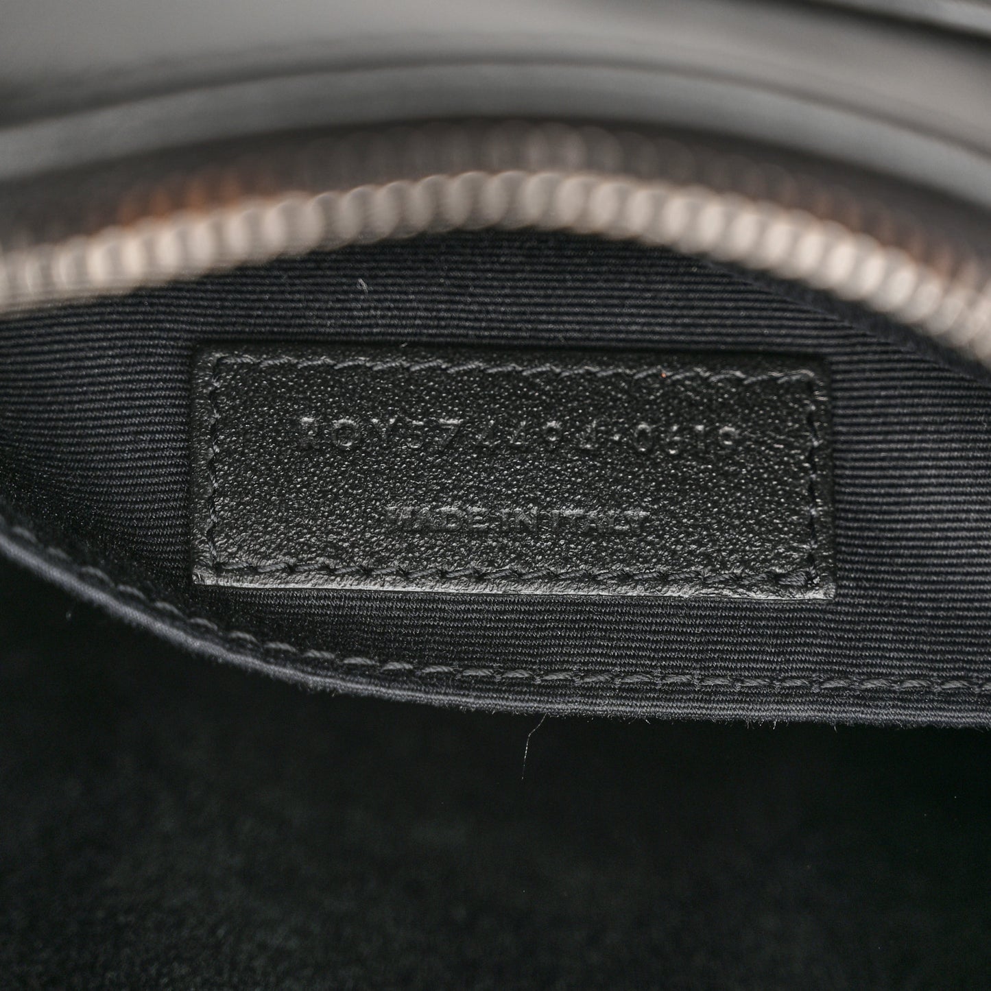 Calfskin Matelasse Monogram Lou Camera Bag Black