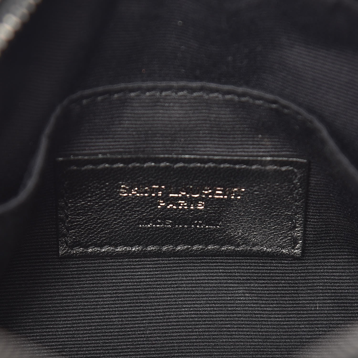 Saint Laurent Calfskin Matelasse Monogram Lou Belt Bag Black 6 of 8