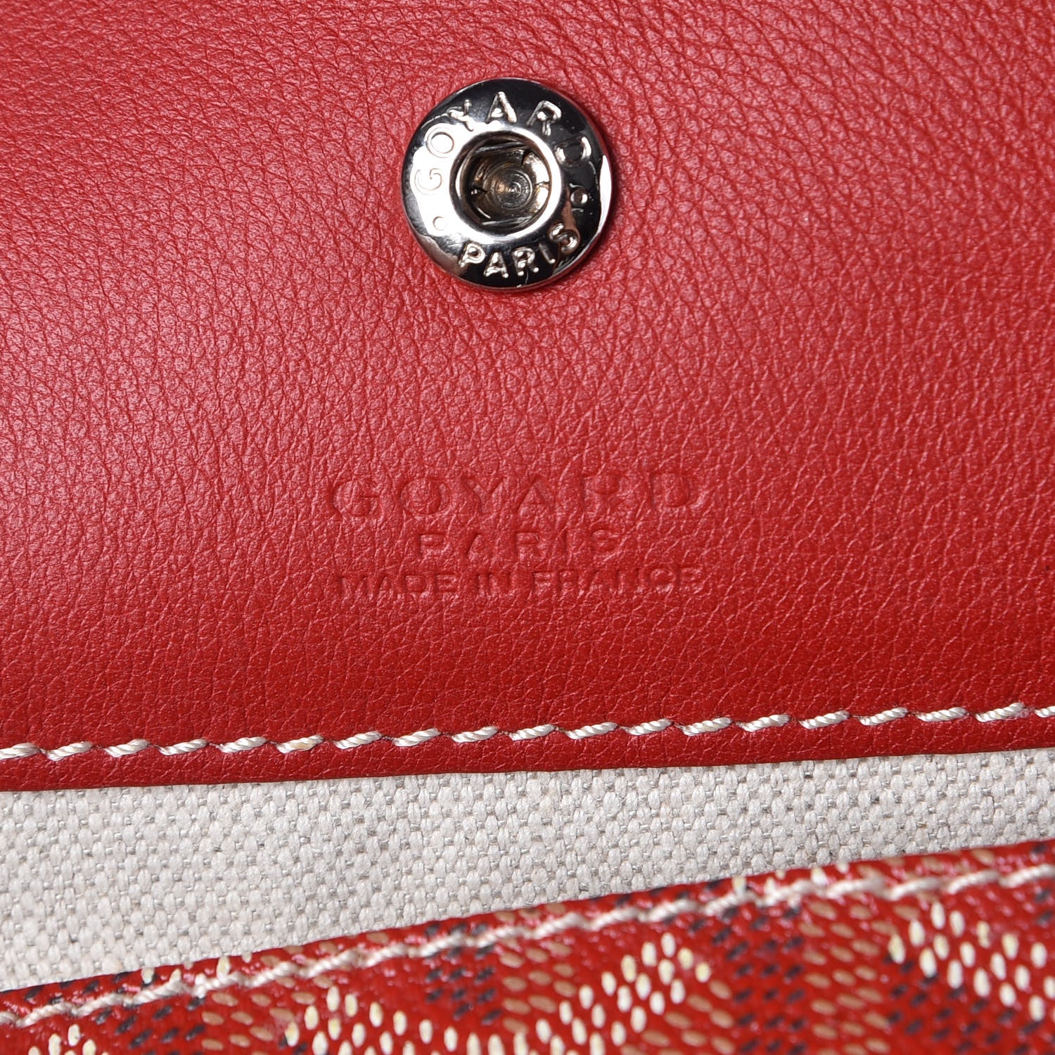 Goyard Goyardine Saint Louis GM Red 6 of 12