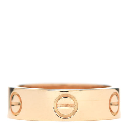 Cartier 18K Yellow Gold 5.5mm LOVE Ring 53 6.25 3 of 5