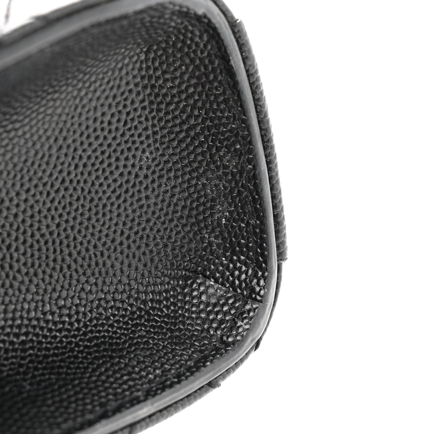 Saint Laurent Grain De Poudre Textured Mixed Matelasse Triquilt Medium Monogram Satchel Black 13 of 13