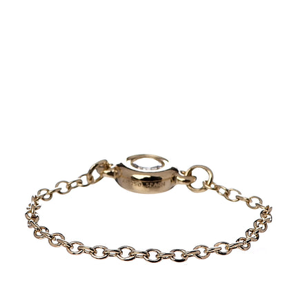 Tiffany 18K Yellow Gold Diamond .07ct Elsa Peretti Diamonds By The Yard Ring 45 3.5 3 of 5