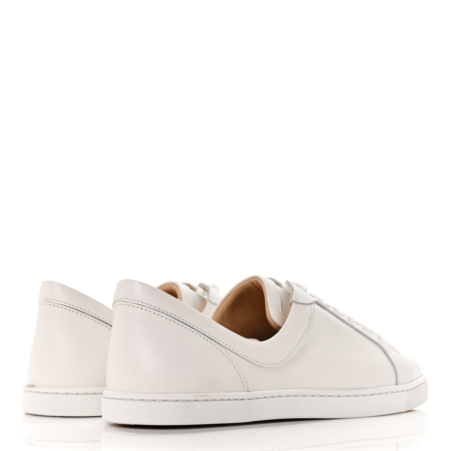 Calfskin Flamingirl Sneakers 38.5 White