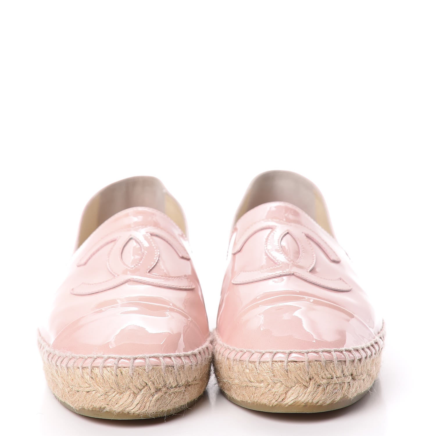Chanel Patent CC Espadrilles 39 Pink 2 of 13