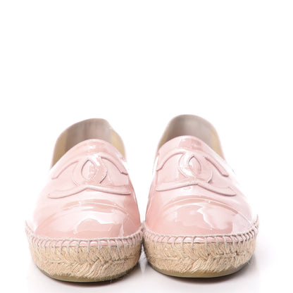 Chanel Patent CC Espadrilles 39 Pink 2 of 13
