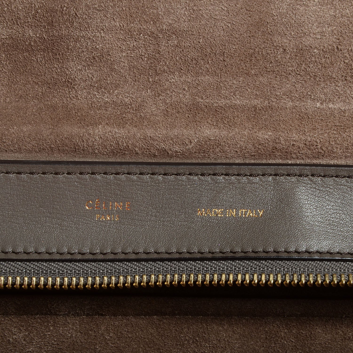 Celine Calfskin and Suede Large Tri-Color Trapeze Granite 6 of 9