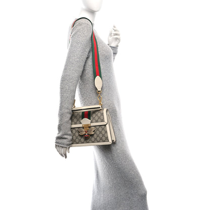Gucci GG Supreme Monogram Small Queen Margaret Top Handle Bag White 2 of 10