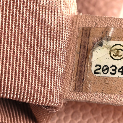 Chanel Caviar Quilted Shopping Tote Pink 7 of 11