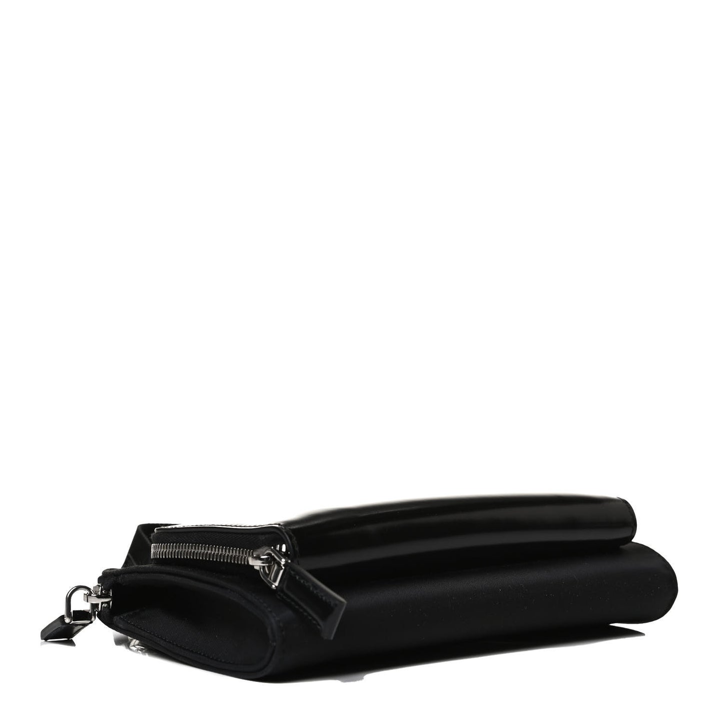 Re-Nylon Spazzolato Crossbody Shoulder Bag Black