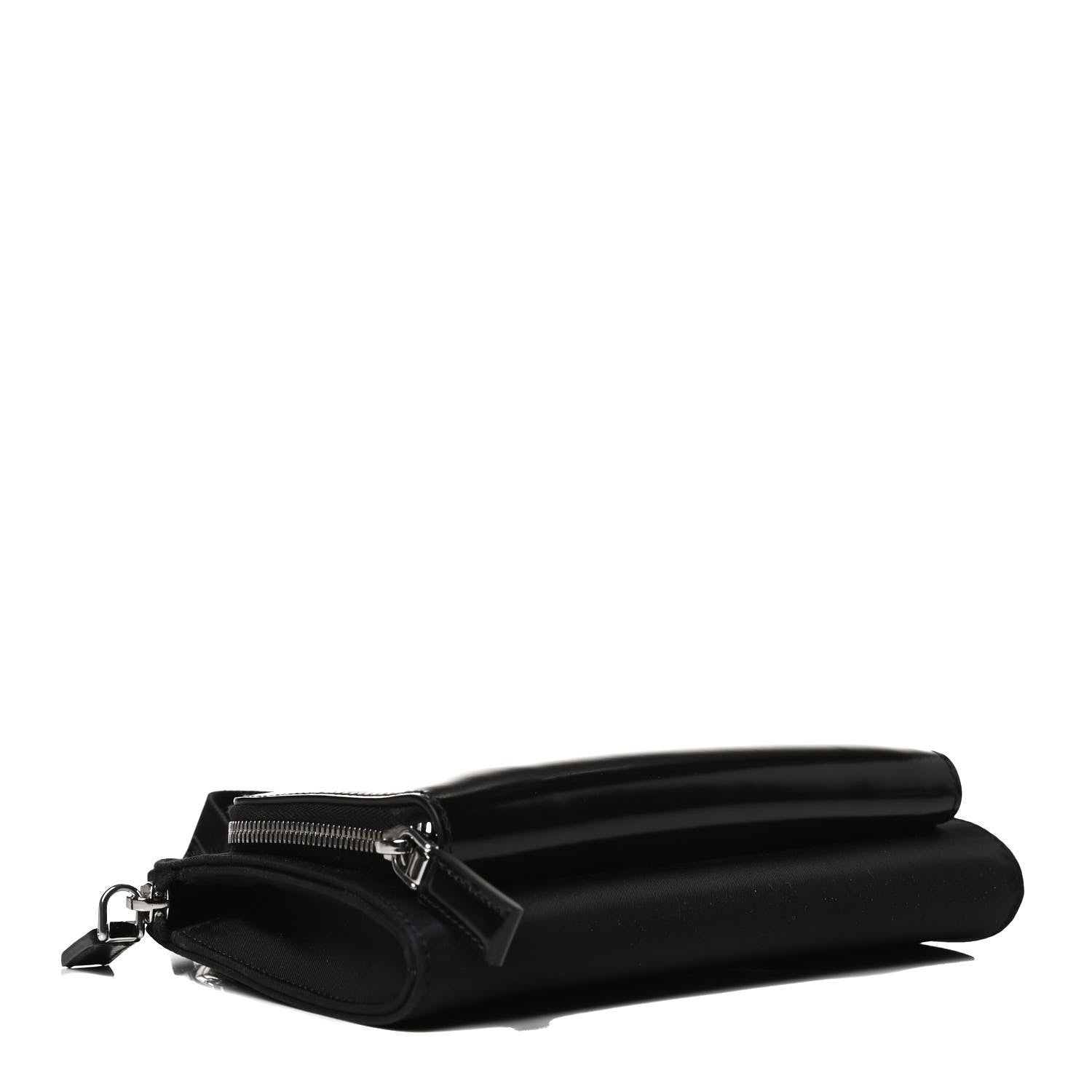 Prada Re-Nylon Spazzolato Crossbody Shoulder Bag Black 3 of 13