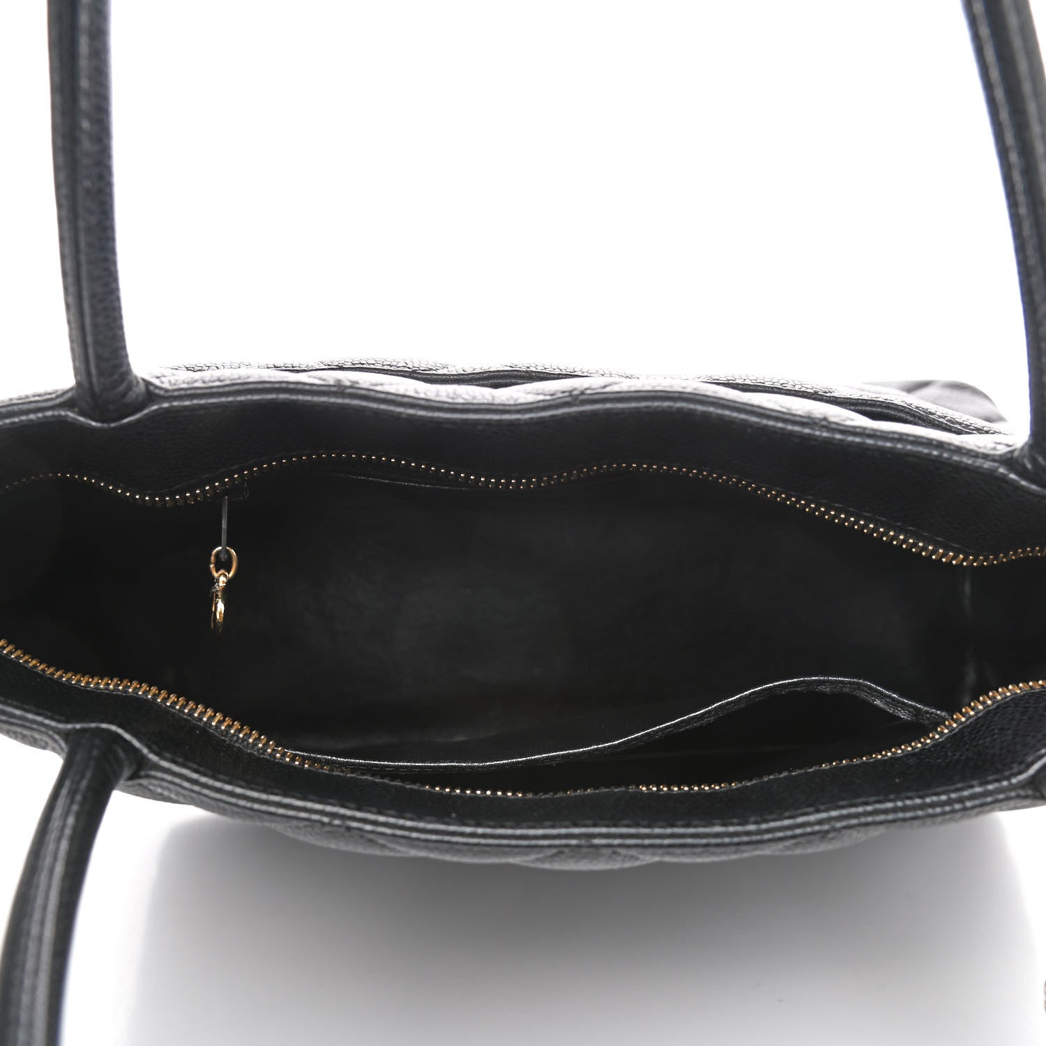 Chanel Caviar Quilted Medallion Tote Black 4 of 5