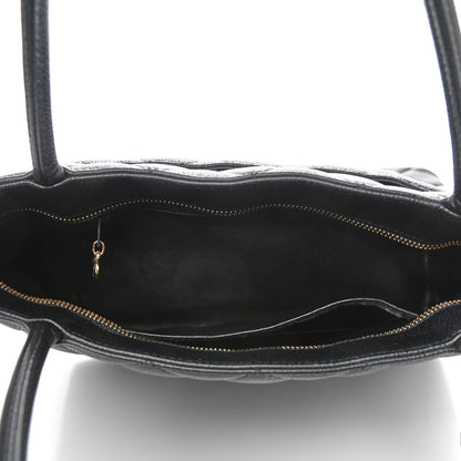 Chanel Caviar Quilted Medallion Tote Black 4 of 5