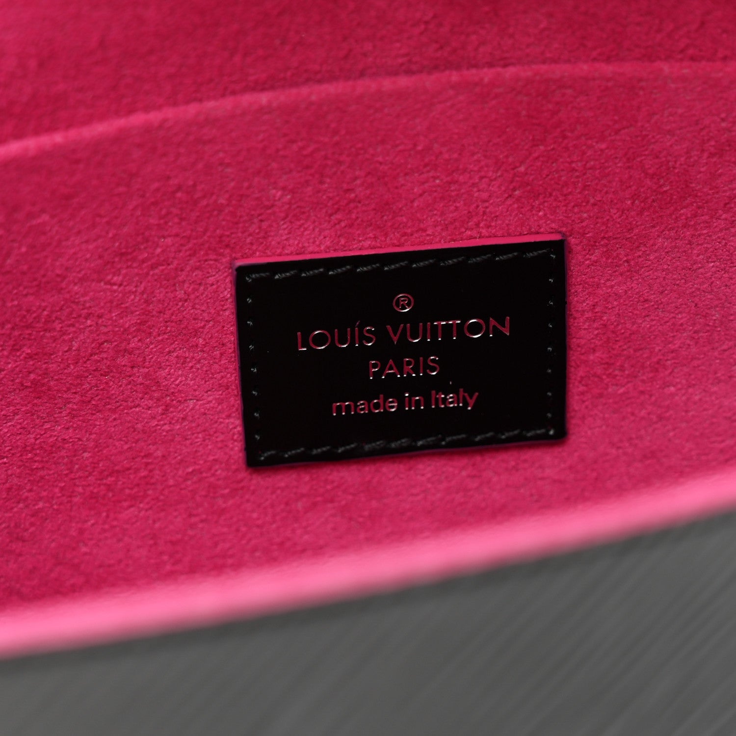Louis Vuitton Epi Pochette Felicie Black Hot Pink 17 of 25
