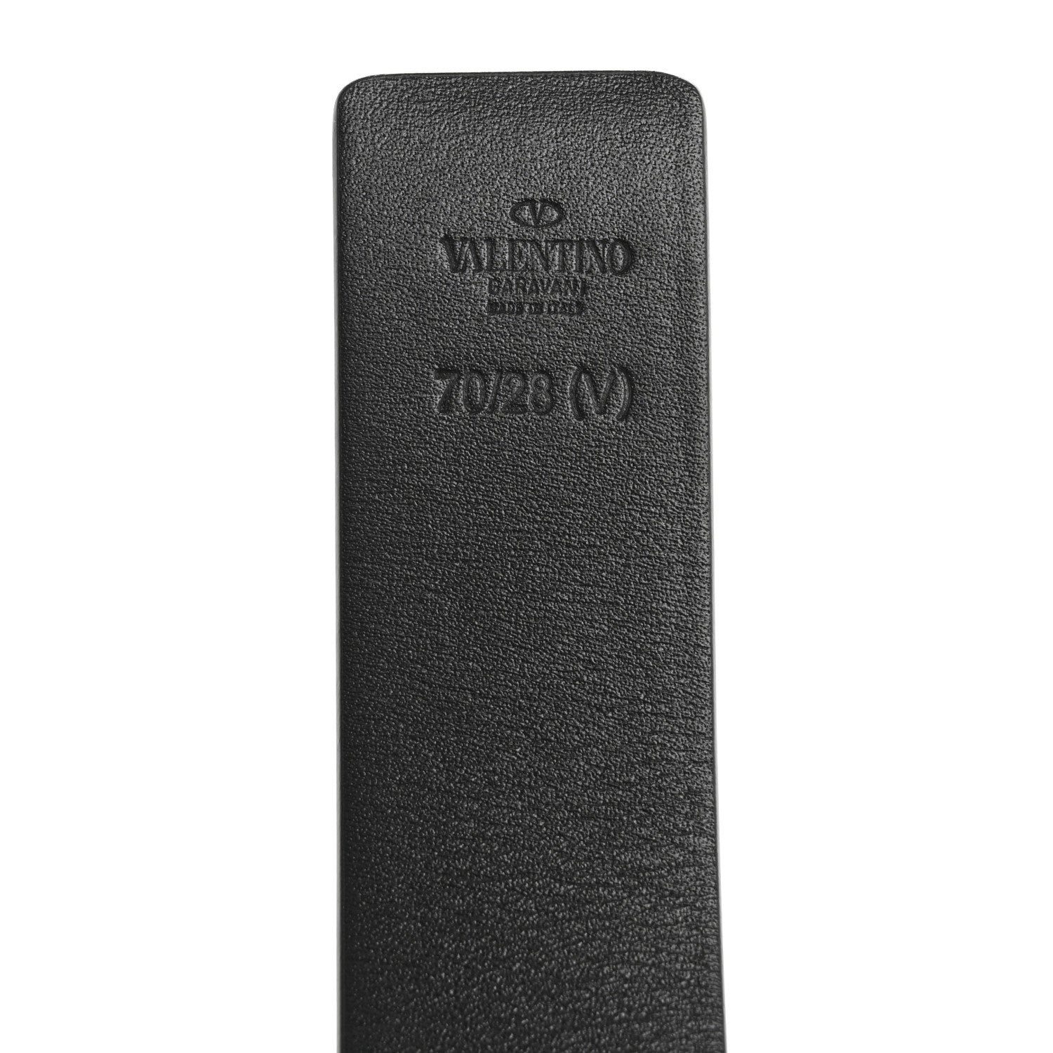 Valentino Garavani Glossy Calfskin VLogo Reversible 30mm Belt 70 28 Saddle Brown Black 5 of 5