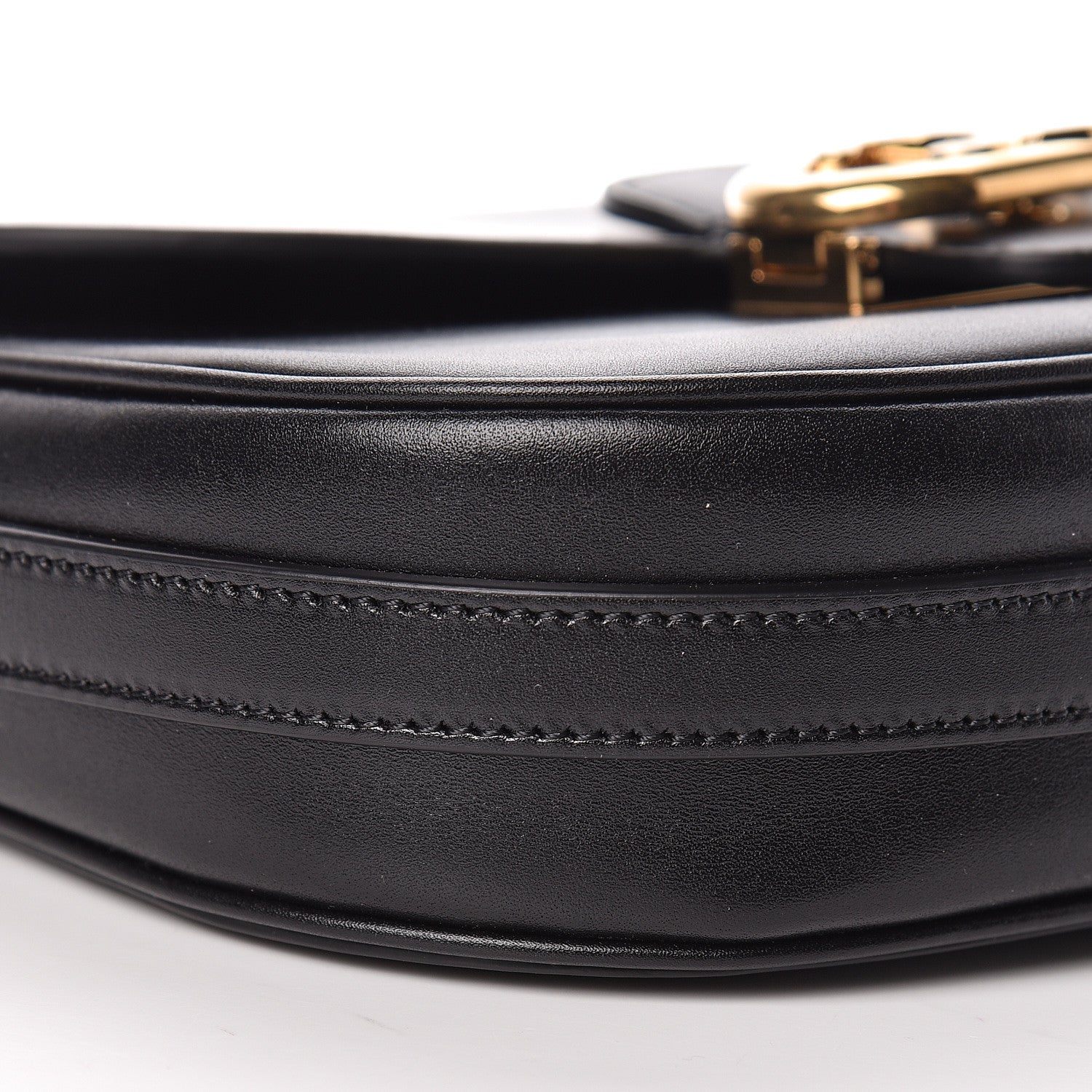 Celine Shiny Calfskin Medium Chain Maillon Triomphe Black 10 of 12