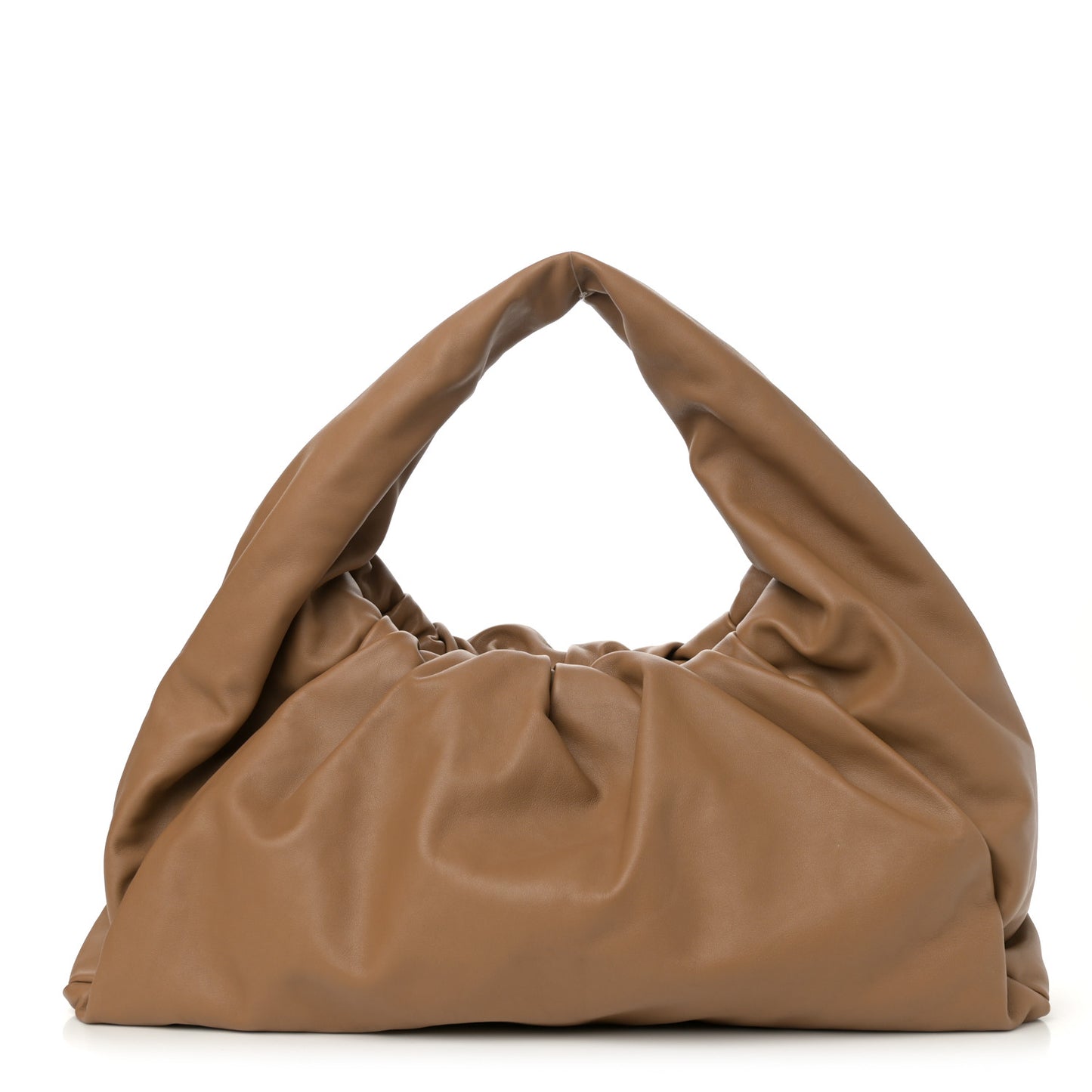 Smooth Butter Calfskin Large The Shoulder Pouch Cammello