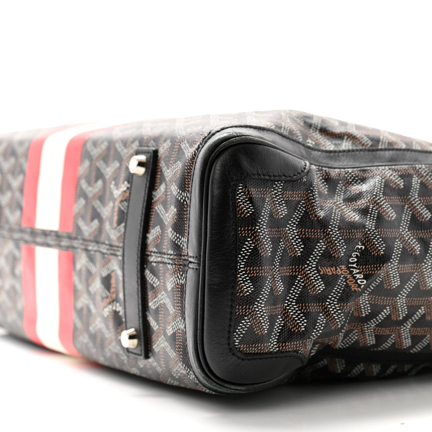 Goyard Goyardine Voltaire Tote Black 9 of 12
