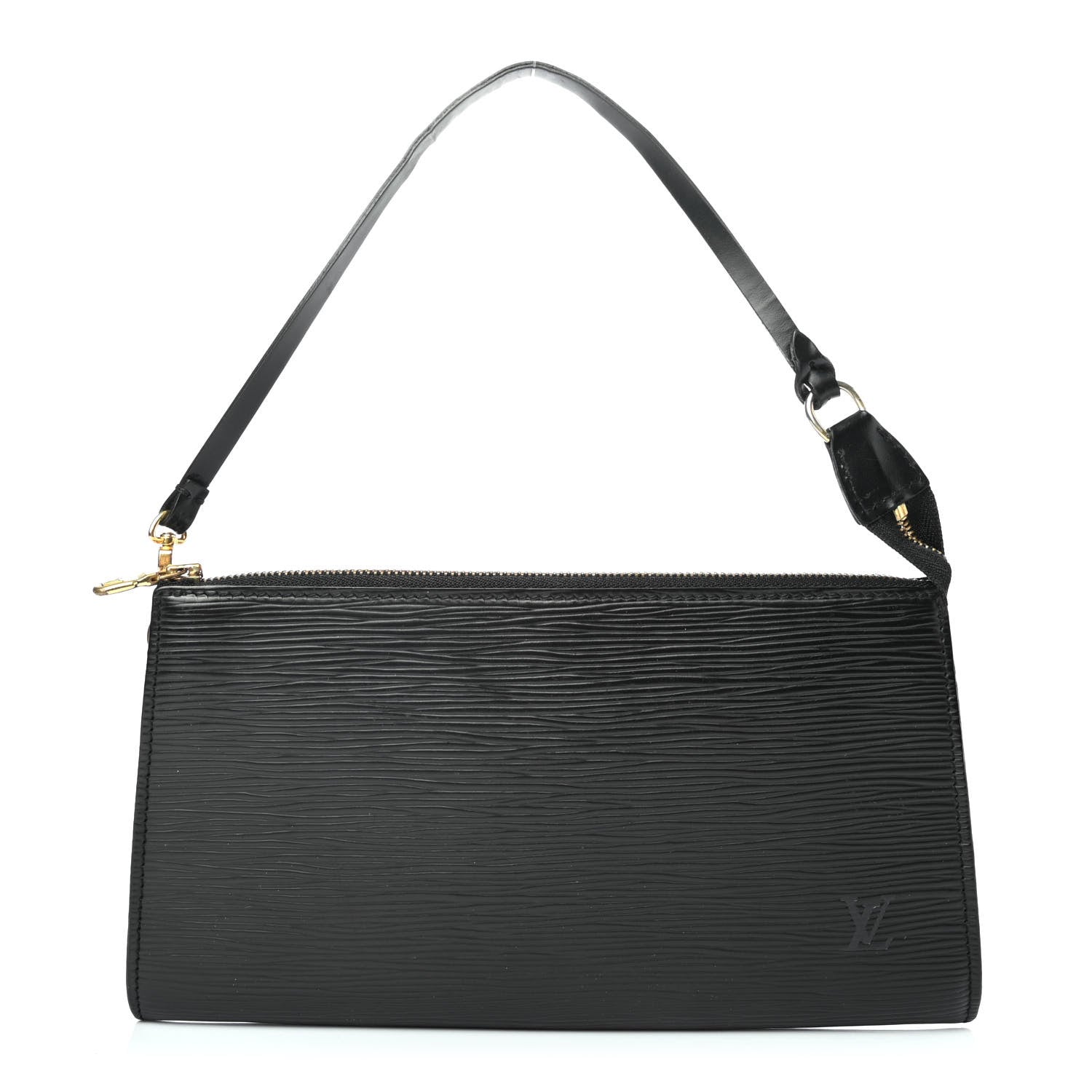 Louis Vuitton Epi Pochette Accessories 24 Black 1 of 4