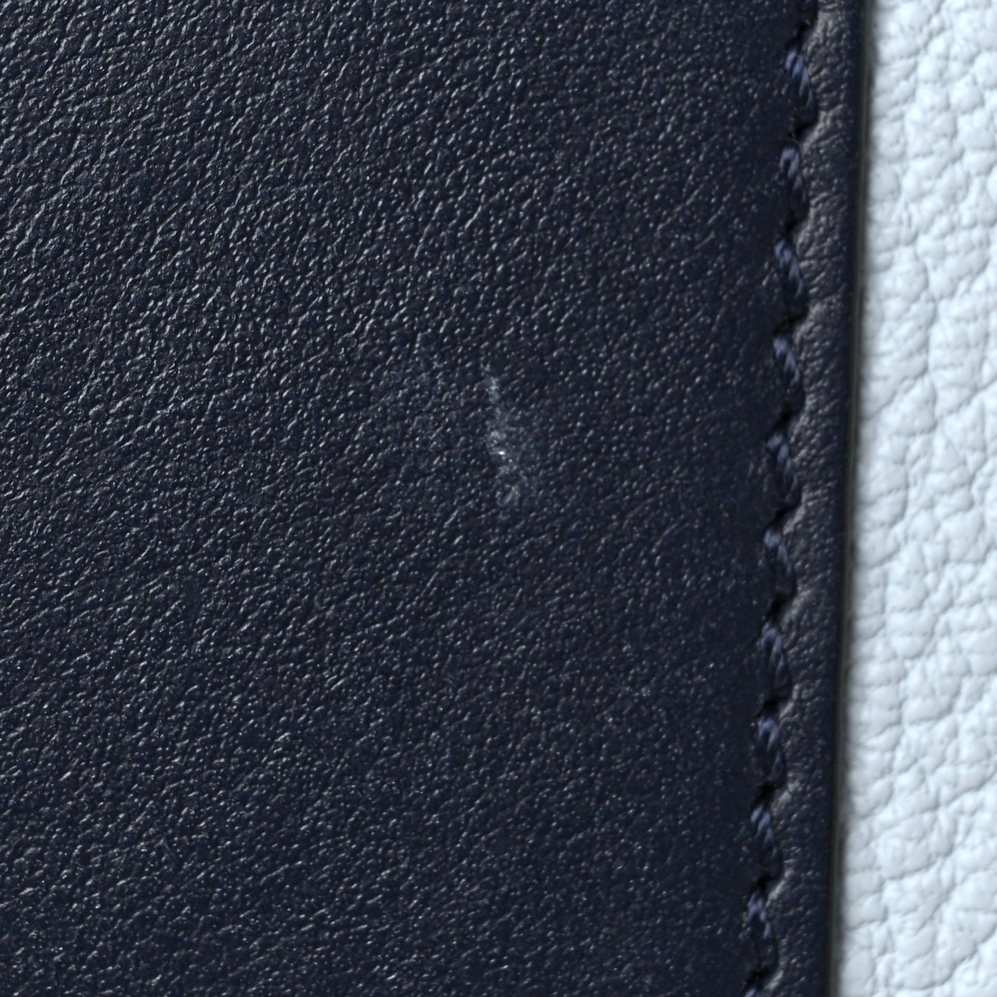 Calfskin Duetto Crossbody Navy Blue