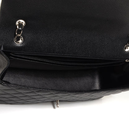 Chanel Caviar Maxi Single Flap Black 6 of 10