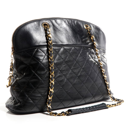 Chanel Lambskin Quilted Shoulder Bag Black 3 of 7