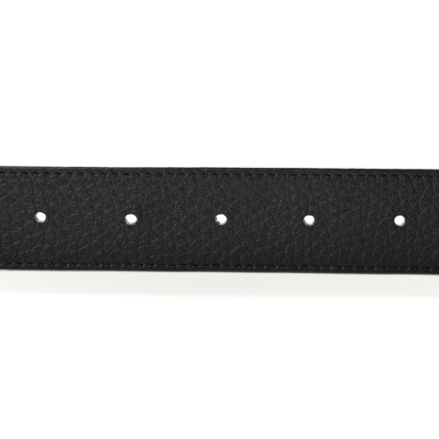 Louis Vuitton Taurillon Calfskin 30mm LV Initiales Reversible Belt 90 36 Black 3 of 5