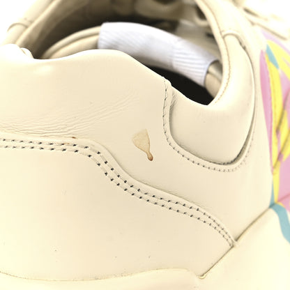 Gucci Calfskin Heart Rhyton Sneakers 39.5 Ivory 10 of 10