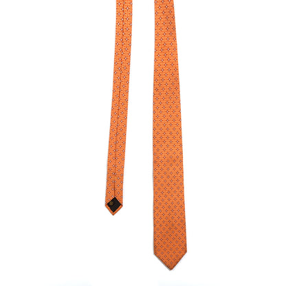 Louis Vuitton Silk Mens Neck Tie Orange 1 of 5