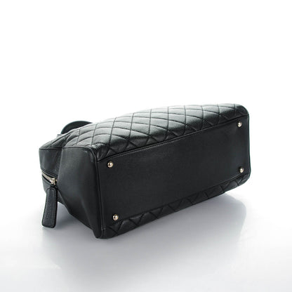 Chanel Caviar Quilted Bowler Black 4 of 7