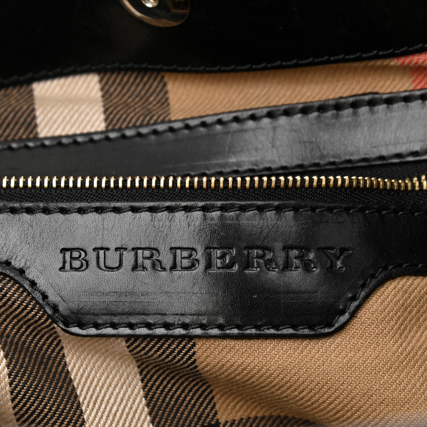 Burberry Lambskin Bridle Studs Small Canterbury Tote Black 6 of 12