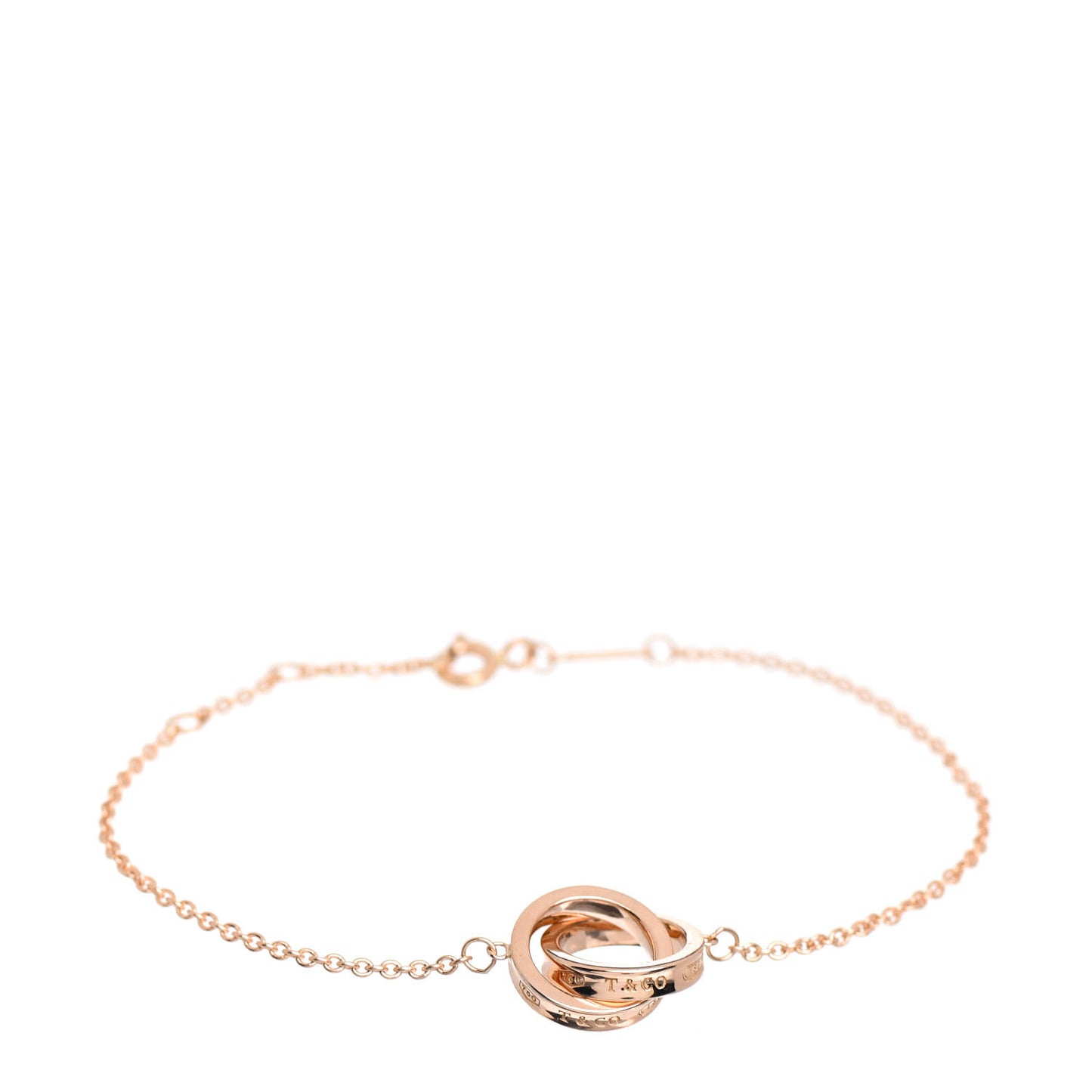 18K Rose Gold 1837 Interlocking Circles Bracelet