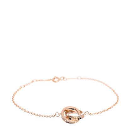 Tiffany 18K Rose Gold 1837 Interlocking Circles Bracelet 1 of 4